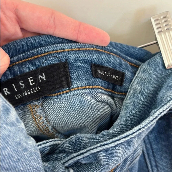 RISEN Looking For Answers High Rise Tie-Belt Risen Skinny Jeans - Picture 2 of 5